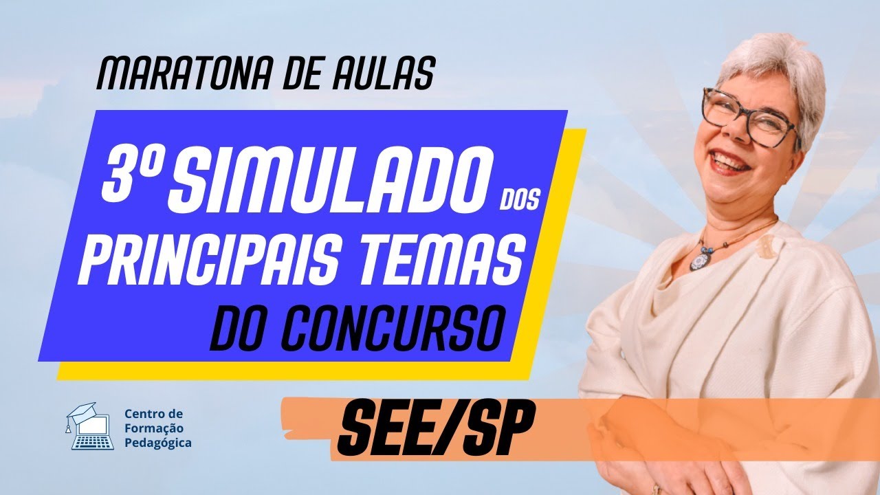 3º Simulado sobre temas pedagógicos - SEE/SP