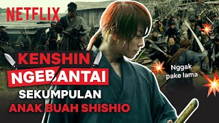 Download lagu Kenshin Sendirian Ngabisin Gerombolan Anak Buah Shishio | Rurouni Kenshin: Kyoto Inferno | Clip mp3