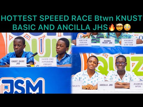 JSMQ 2025 Quarter-Final: Blazing Brains & Blistering Speed! Sacred Heart vs. KNUST Basic Showdown!