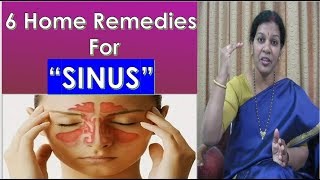 6 Home Remedies To Get Rid of "Sinus"