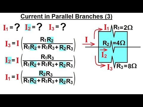Physics - E&M: Ch 41.3 Ohm's Law & Resistor Circuit Understood (9 of 27) I=? in 3 Branches