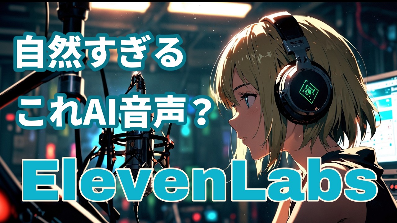ElevenLabsの使い方｜最強の音声生成AIを完全解説（画像・動画生成も紹介）