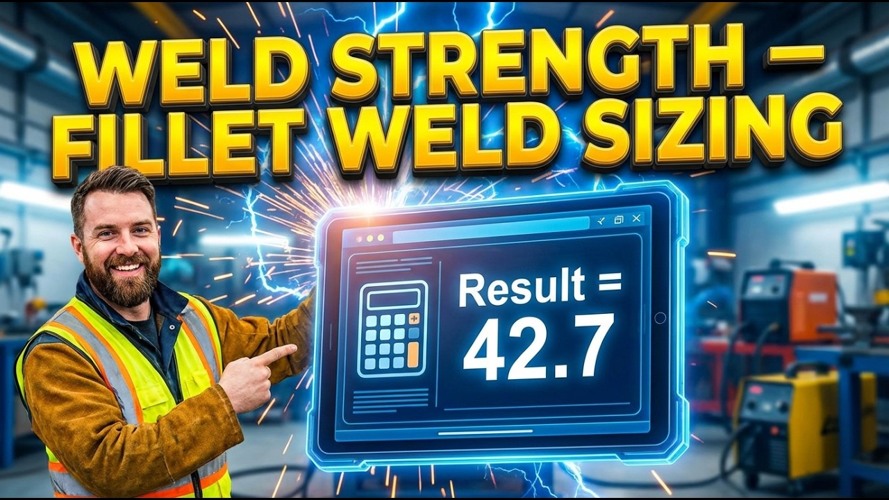 Weld Strength Calculator — Fillet Weld Sizing