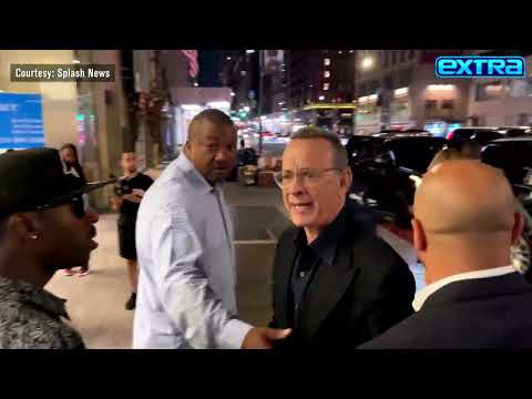 Tom Hanks YELLS at Fans After They Nearly Knock Wife Rita Wilson Over — Watch