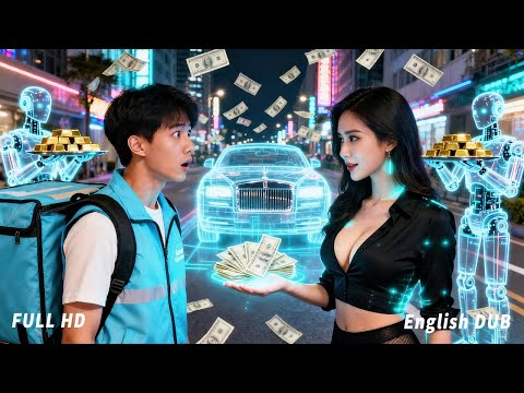 Poor delivery guy betrayed by his wife, but gets a future robot girlfriend. Fate changes!