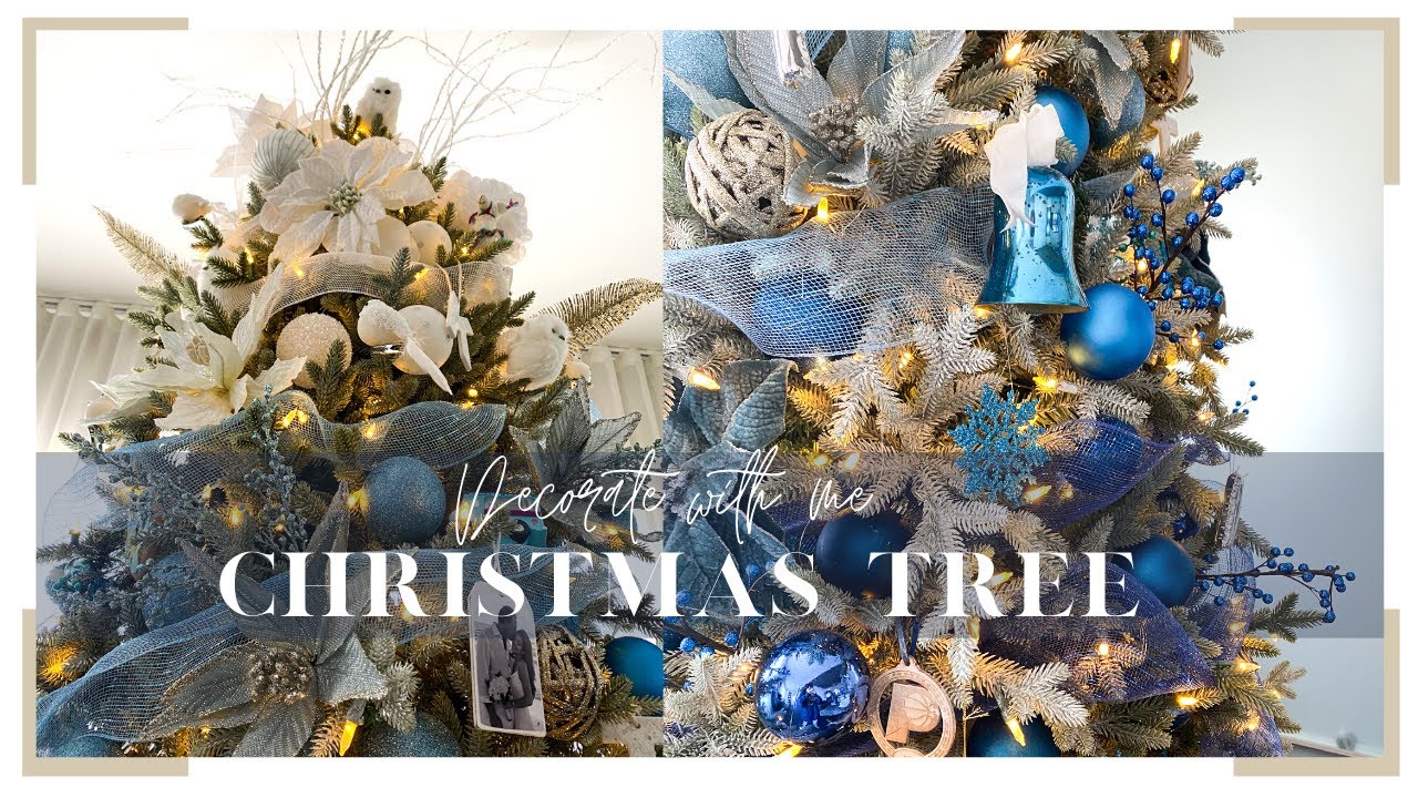 How To Decorate Your Christmas Tree | Ombre Blue Theme | Decorate With Me