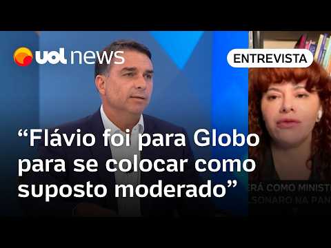 Flávio Bolsonaro foi para o Jornal Nacional para se colocar como suposto moderado, diz professora