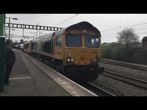 Freight Trains @ Tamworth & Nuneaton 23/04/19 Including 37/47/57/66/68/70/90/92