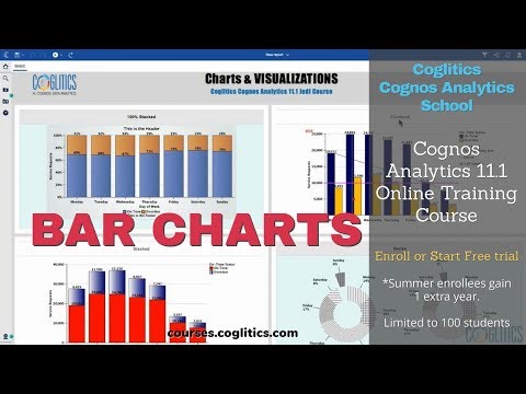 Cognos Analytics 11 Online Training Course - Charts (Key Properties)