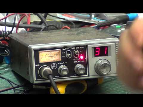 Commtron CB40F CB27/81 UK FM CB radio - On The Air test