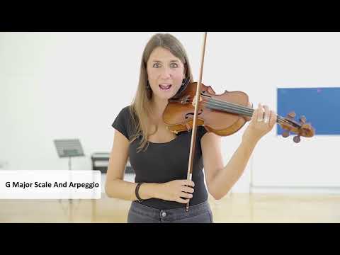G Major Scale And Arpeggio