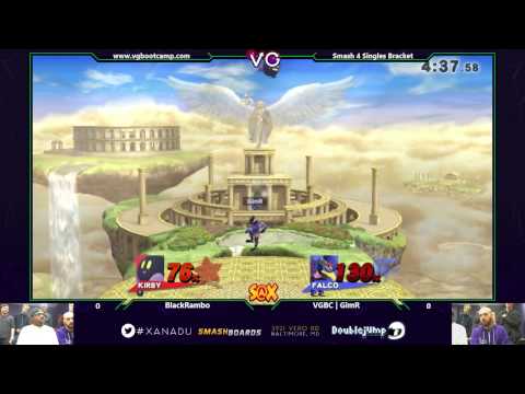 S@X - BlackRambo (Kirby) Vs. VGBC | GimR (Falco) SSB4 Bracket - Smash 4