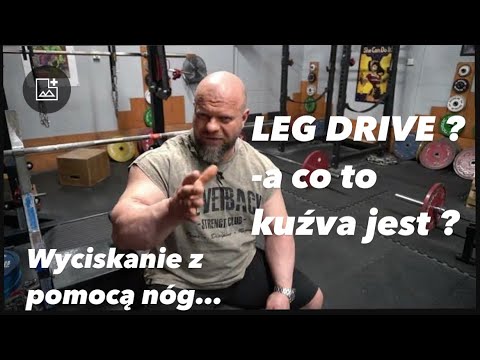 SLANG wyciskania leżąc cz.2. Ustaw Stopy. "LEGendarny" LEG Drive.