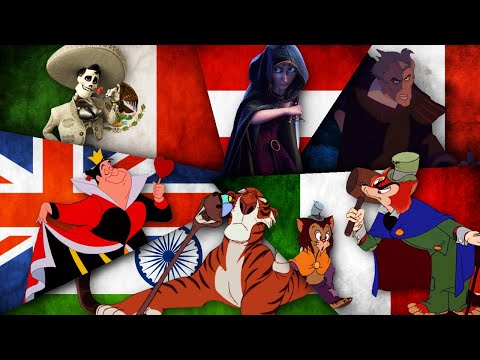 Disney Villains singing in their Native Languages