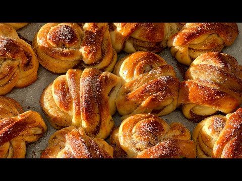 CARDAMOM BUNS recipe - the best sweet buns you can make at home without any special tools