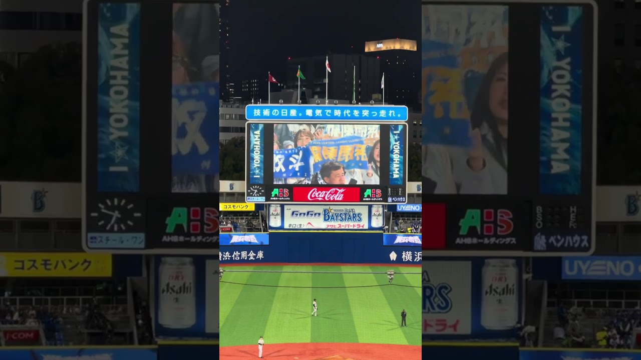 Baseball game in Japan