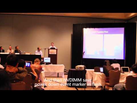 Whole System Persistence Computer based on NVDIMM at Flash Memory Summit 2014