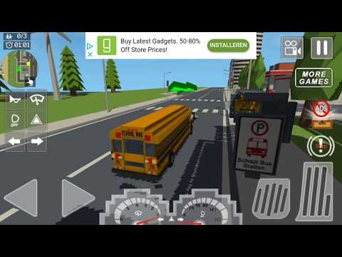 Mr. Blocky School Bus Simulator 2018 Video