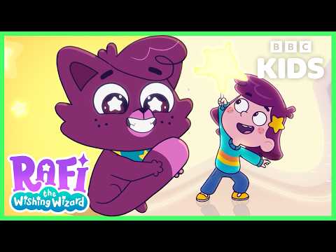 Rafi Turns into a Cat 😱 | Magical Wishes with Rafi the Wishing Wizard | BBC Kids