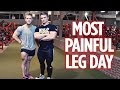 Most PAINFUL Leg Day Ever feat. Josh Vogel at Mi40 Gym