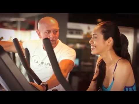 The work out of Miss Universe Vietnam Hoang My At California Fitness & Yoga Centers