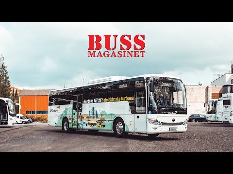 Norges første ELEKTRISKE TURBUSS - YUTONG ICe12