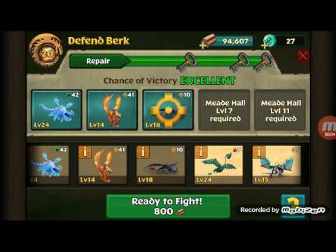 DRAGONS RISE OF BERK FLEET 20 ATTACK