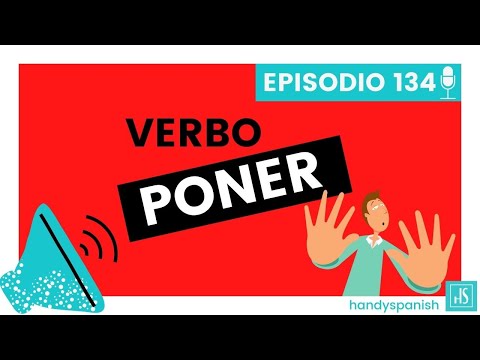 😎 Verbo PONER en español - verbos en español