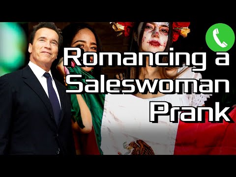 Arnold Romances a Mexican Insurance Saleswoman - Prank Call