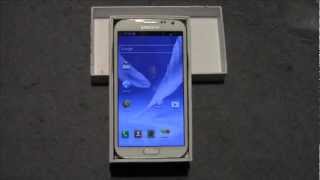 Samsung Galaxy Note 2 Unboxing & quick look :o)