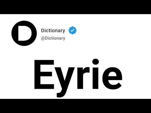 Eyrie Meaning In English