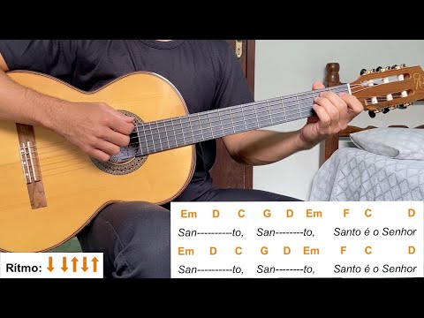 SANTO É O SENHOR - SHALOM (santo) | como tocar no violão [letra e cifra]