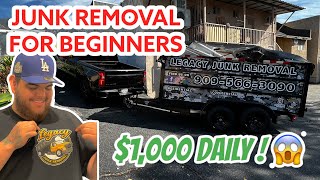 How To Start Your Junk Removal Business *Make $30,000 A Month!* (junk removal for beginners)