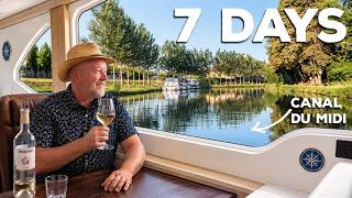 7 Days Alone on a Boat Through the South of France | First Time Boating