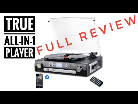 All-in-One: A Tech Review 📼 DigitNow Bluetooth Record Player with Cassette 2023 💯😁