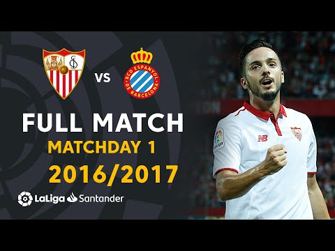 Sevilla FC vs RCD Espanyol (6-4) Matchday 1 2016/2017 - FULL MATCH
