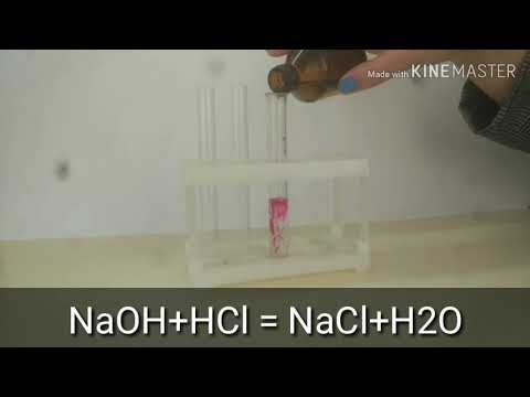 взаимодействие кислот и щелочей