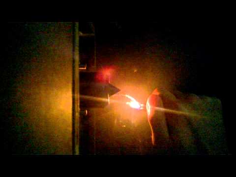 Mesoscale Hybrid Rocket Aerospike Nozzle (Test 4, View 2)