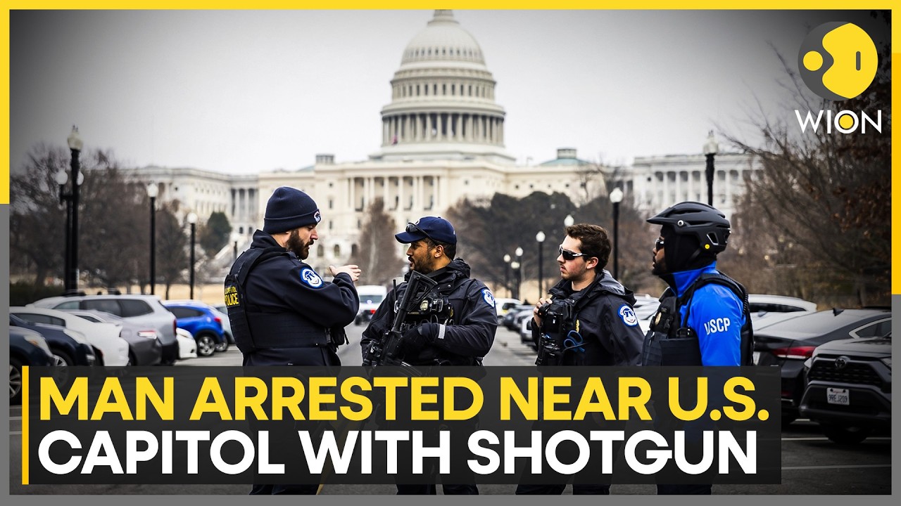 US Capitol Security Breach: Man Detained After Approaching Capitol Carrying a Loaded Shotgun | WION