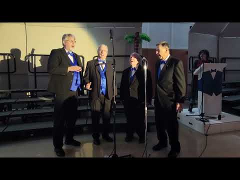 The Silver Lining Quartet singing ‘The Christmas Song’ at the Spirit of St. Louis Chorus Christmas Show 2025 in Hillsboro, MO.