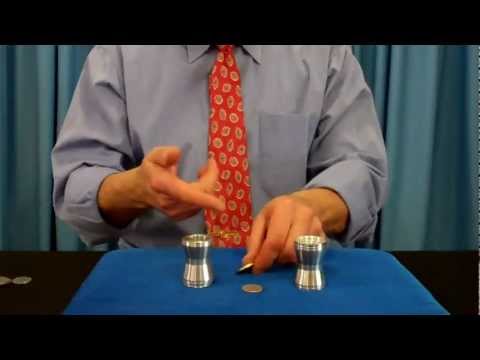 Coin Funnel Magic Trick Lets You Pass Coins Thru Solid Brass