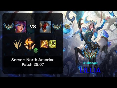 Lillia Jungle vs Fiddlesticks - NA Challenger - Patch 25.07
