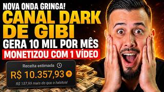 COMO CRIAR UM CANAL DARK DE GIBI QUE MONETIZA RÁPIDO E GANHAR DINHEIRO COM YOUTUBE