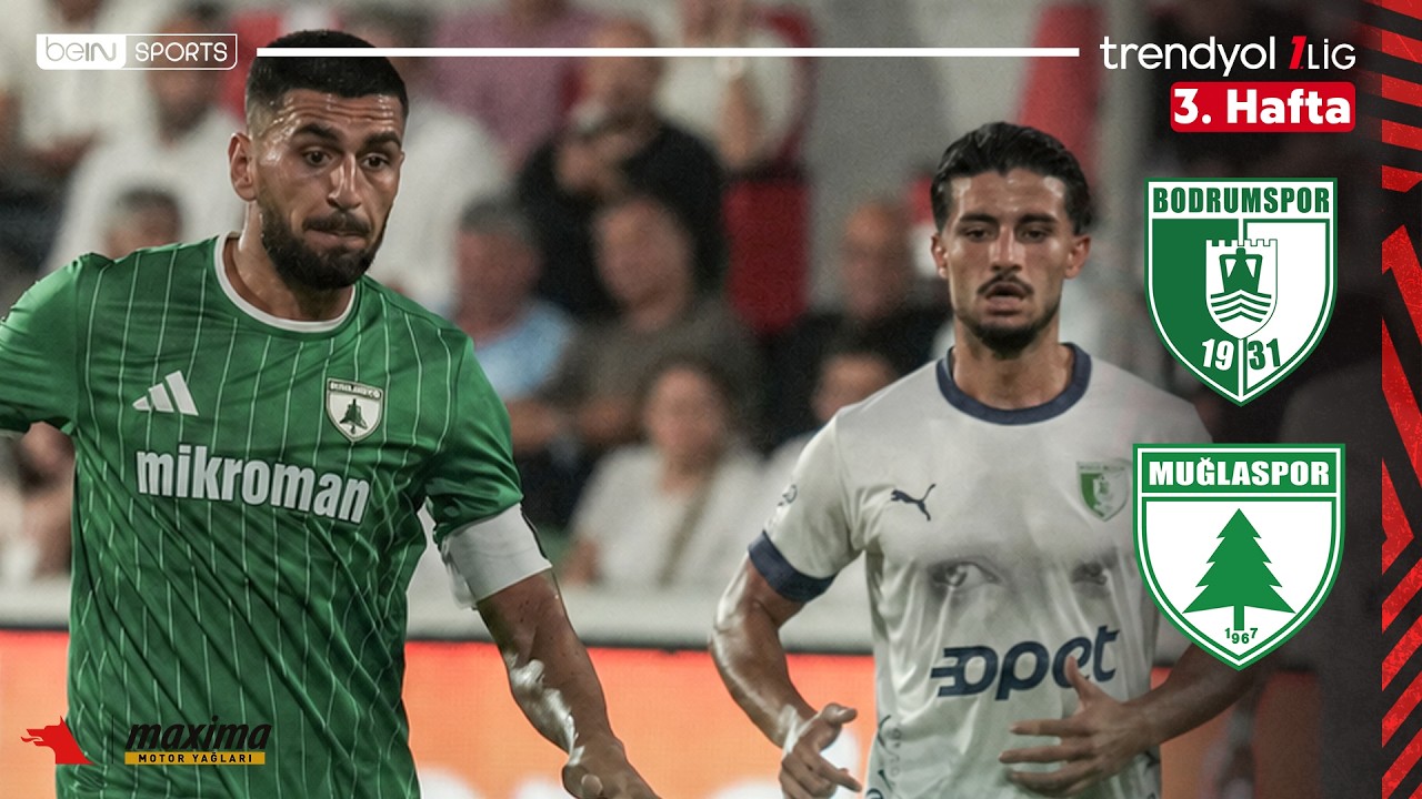 Bodrum FK vs. Muğlaspor | Match HIGHLIGHTS Matchday 3 | Trendyol 1. Lig - 2026/27