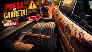 FIQUEI PRESO NA CARRETA, manobra cega.