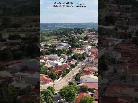 MOSSÂMEDES GOIÁS, PROJETO VISÃO AÉREA VISTA GERAL DA CIDADE PARTE 02.