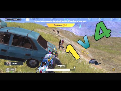 BGMI Gameplay🎮 Solo VS Squad🔥1v4 Squad Finesh #shorts #apuvaiigaming#bgmi