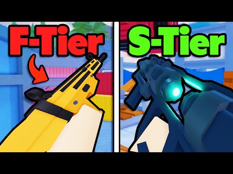 The ULTIMATE Roblox Rivals GUN TIER LIST.. (UPDATED)