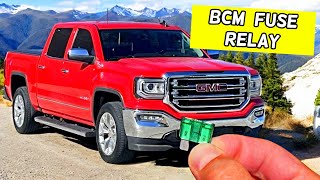 GMC SIERRA BCM BODY CONTROL MODULE FUSE LOCATION REPLACEMENT 2014 2015 2016 2017 2018 2019
