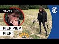 Quinten (19) vindt bizarre schat met metaaldetector